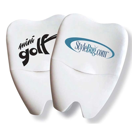 Picture of Custom Printed Large Tooth Shaped Dental Floss