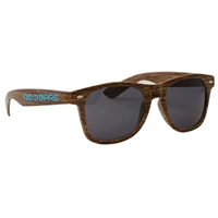 Picture of Custom Printed Wood Grain Miami Sunglasses