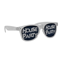 Picture of Custom Printed Translucent Miami Logo Lenses Sunglasses