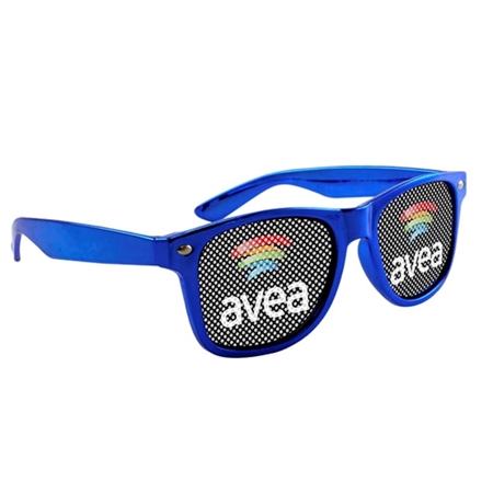 Picture of Custom Printed Metallic Miami Logo Lenses Sunglasses