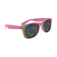 Picture of Custom Printed Solid Color Miami Logo Lenses Sunglasses