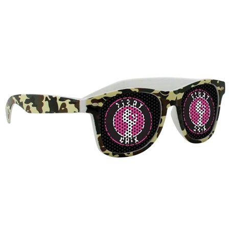 Picture of Custom Printed Camouflage Miami Logo Lenses Sunglasses