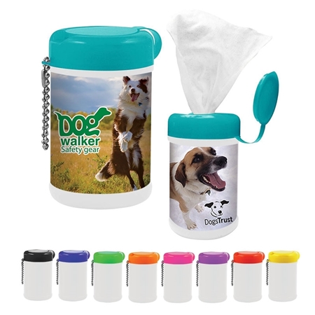 Picture of Custom Printed Pet Wipes in Canister