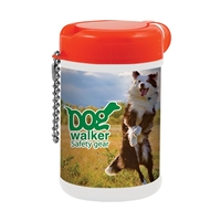 Picture of Custom Printed Pet Wipes in Canister