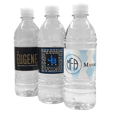 Picture of Custom Printed 16.9 oz. Small Label Aquatek Bottled Water