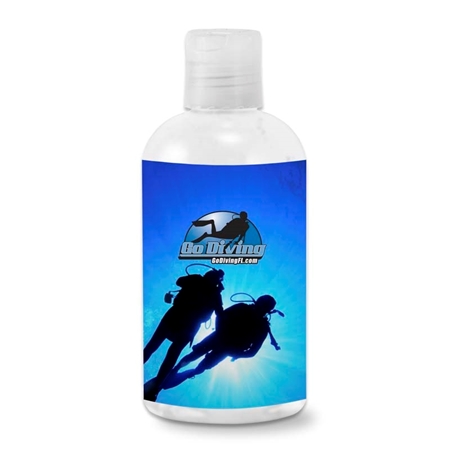 Picture of Custom Printed 8 oz. Alcohol-Free Antibacterial Hand Sanitizer Gel