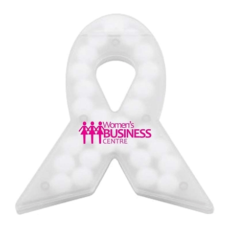 Picture of Custom Printed Awareness Ribbon Shaped Credit Card Mint