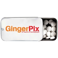 Picture of Custom Printed Mini Metal Slider Mint Tins