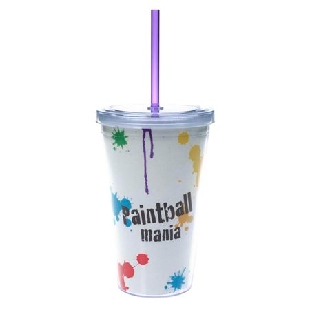 Picture of Custom Printed 16 oz. Double Wall Acrylic Tumbler With Full Color Insert