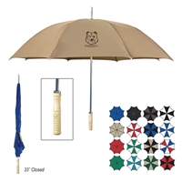 Picture of Custom Printed 48" Arc Umbrella with Wood Handle