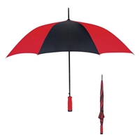 Picture of Custom Printed 46" Arc Umbrella with Colored Handle