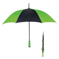 Picture of Custom Printed 46" Arc Umbrella with Colored Handle