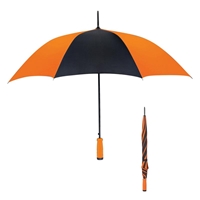 Picture of Custom Printed 46" Arc Umbrella with Colored Handle