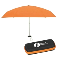 Picture of Custom Printed 37" Arc Folding Travel Umbrella With EVA Case