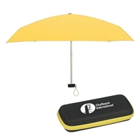 Picture of Custom Printed 37" Arc Folding Travel Umbrella With EVA Case