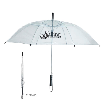 Picture of Custom Printed 46" Arc Clear Umbrella