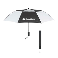 Picture of Custom Printed 44" Arc Telescopic Folding Vented Umbrella