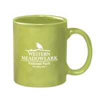 Picture of Custom Printed 11 oz.  Stoneware Mug With C-Handle