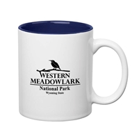 Picture of Custom Printed 11 oz.  Stoneware Mug With C-Handle