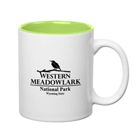 Picture of Custom Printed 11 oz.  Stoneware Mug With C-Handle