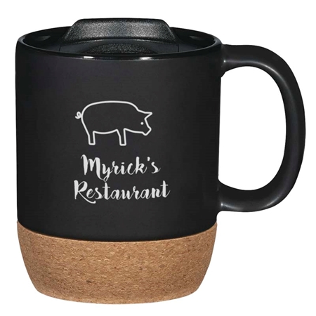 Picture of Custom Printed 14 Oz. Cork Base Ceramic Mug