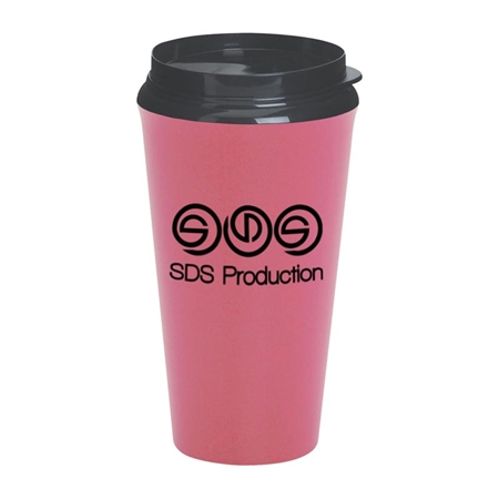 Picture of Custom Printed 16 oz. Infinity Tumbler With Plastic Sip Thru Lid