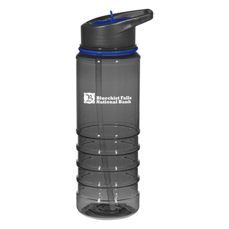 Picture of Custom Printed 24 oz. Gripper Bottle With Straw