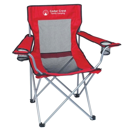 Picture of Mesh Folding Chair With Carrying Bag