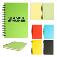 Picture of Custom Printed 5" x 7" Spiral Notebook with Colored Paper