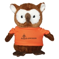 Picture of Custom Printed 6" Hoot Owl Plush Animal