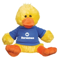 Picture of Custom Printed 6" Delightful Duck Plush Animal