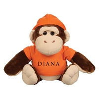 Picture of Custom Printed 6" Goofy Gorilla Plush Animal