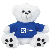 Picture of Custom Printed 6" Big Paw Bear Plush Animal