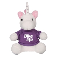 Picture of Custom Printed 8.5" Mystic Unicorn Plush Animal