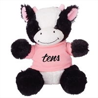 Picture of Custom Printed 8.5" Cuddly Cow Plush Animal