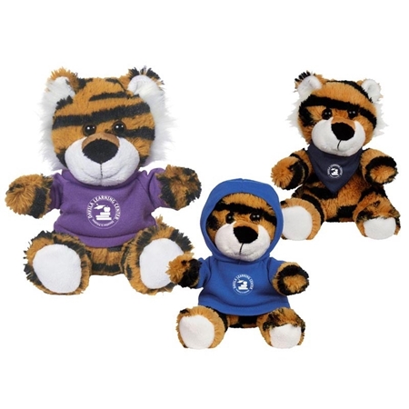 Picture of Custom Printed 6" Terrific Tiger Plush Animal