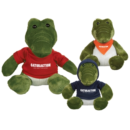 Picture of Custom Printed 6" Allie Gator Plush Animal