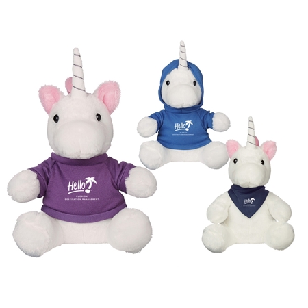 Picture of Custom Printed 6" Mystic Unicorn Plush Animal