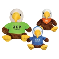 Picture of Custom Printed 8.5" Liberty Eagle Plush Animal