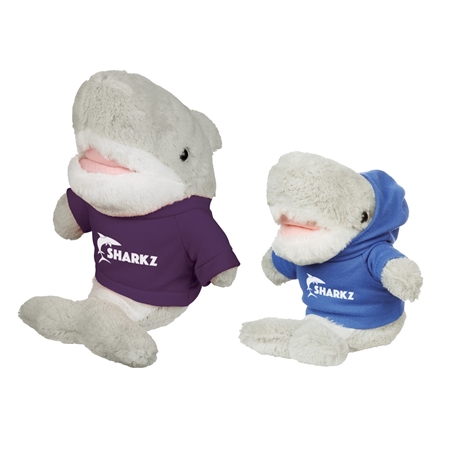 Picture of Custom Printed 8.5" Salty Shark Plush Animal