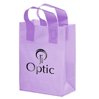 Picture of Foil Stamped Color Frosted Zeus Soft Loop Shopper Bag