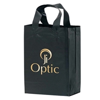 Picture of Foil Stamped Color Frosted Zeus Soft Loop Shopper Bag