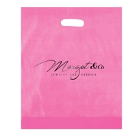 Picture of Foil Stamped Frosted Cupid Die Cut Handle Bag