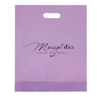 Picture of Custom Printed Flexograph Frosted Cupid Die Cut Handle Bag