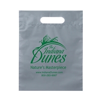 Picture of Custom Printed 15 x 19 x 3 Fold-Over Reinforced Die Cut Handle Bag