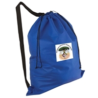 Picture of Full Color Non-Woven Laundry Duffel Bag With Over the Shoulder Strap