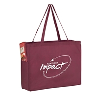 Picture of Over the Shoulder Non-Woven Tote with Side Pockets