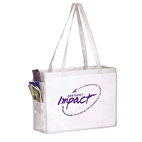 Picture of Over the Shoulder Non-Woven Tote with Side Pockets