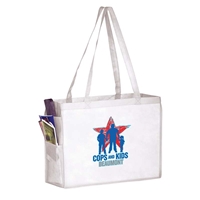 Picture of Full Color Over the Shoulder Non-Woven Tote with Side Pockets