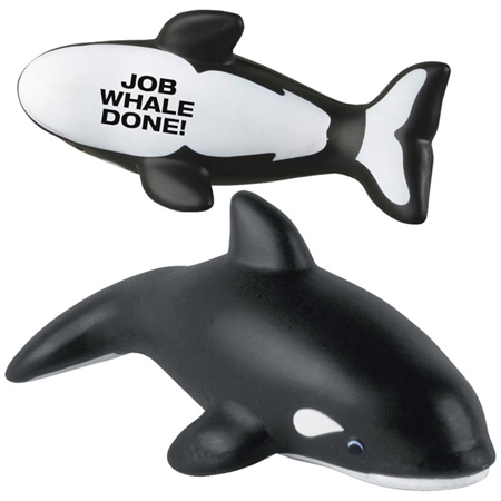 Picture of Custom Printed Killer Whale Stress Ball